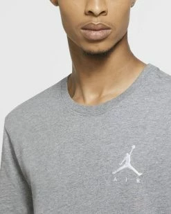 Nike Jordan Sportswear Jumpman Air Gris Tee-shirt Pour Homme -Magasin De Mode ah5296 091 tee shirt nike jordan sportswear jumpman air pour homme 05