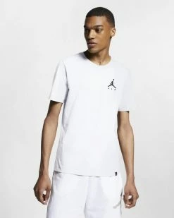 Nike Jordan Sportswear Jumpman Air Blanc Tee-shirt Pour Homme -Magasin De Mode ah5296 100 tee shirt nike jordan sportswear jumpman air pour homme 04 6
