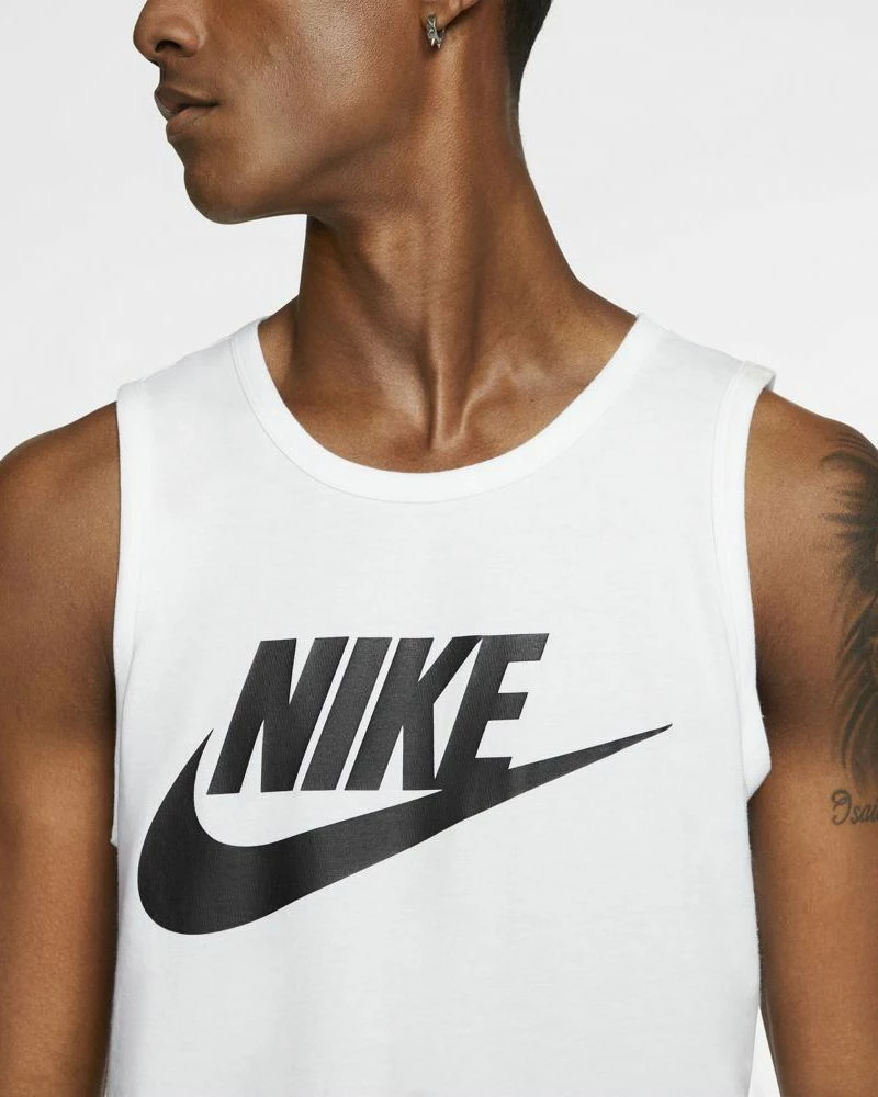 Nike Sportswear Blanc Débardeur Pour Homme 3 Nike Sportswear Blanc Débardeur Pour Homme – Image 3