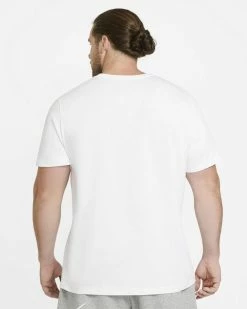 Nike Sportswear Club Blanc & Noir Tee-shirt Pour Homme -Magasin De Mode ar4997 101 phsym 04 1