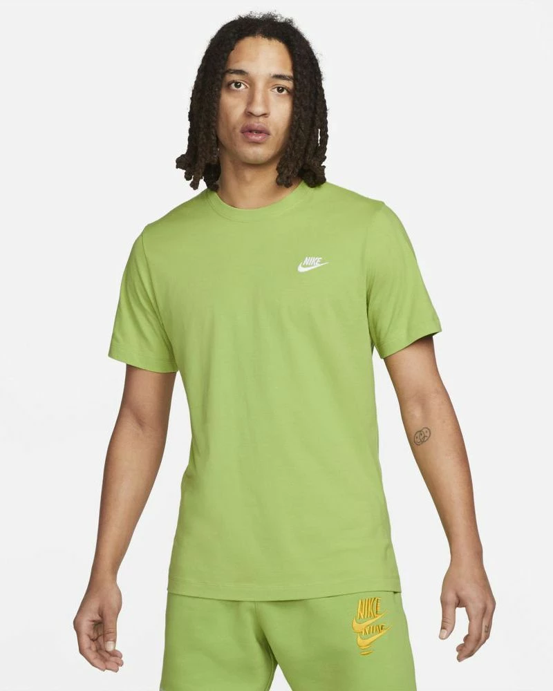 Nike Sportswear Club Vert Vif Tee-shirt Pour Homme 1 Nike Sportswear Club Vert Vif Tee-shirt Pour Homme