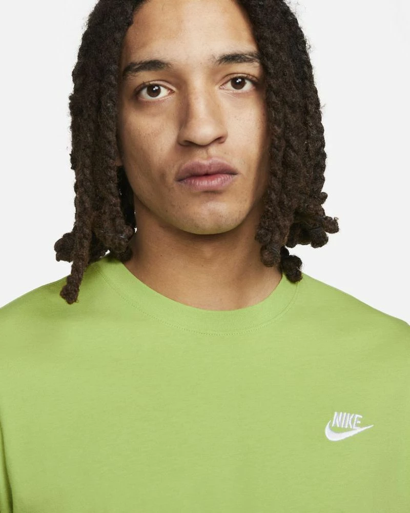 Nike Sportswear Club Vert Vif Tee-shirt Pour Homme 3 Nike Sportswear Club Vert Vif Tee-shirt Pour Homme – Image 3