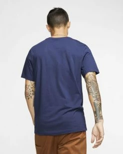 Nike Sportswear Club Bleu Marine Tee-shirt Pour Homme -Magasin De Mode ar4997 410 qhsbm 01