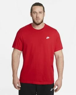 Nike Sportswear Club Rouge Tee-shirt Pour Homme
