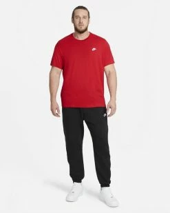 Nike Sportswear Club Rouge Tee-shirt Pour Homme -Magasin De Mode ar4997 657 t shirt nike sportswear club rouge homme ar4997 657 04