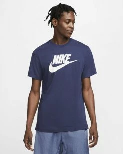 Nike Sportswear Bleu Marine Tee-shirt Pour Homme