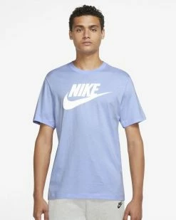 Nike Sportswear Bleu Marine Clair Tee-shirt Pour Homme