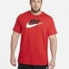 Nike Sportswear Rouge & Noir Tee-shirt Pour Homme