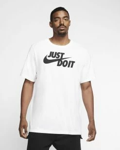 Nike Sportswear JDI Blanc Tee-shirt Pour Homme -Magasin De Mode ar5006 100 phsyd 01 1