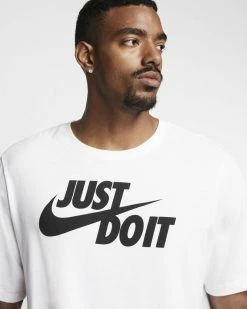 Nike Sportswear JDI Blanc Tee-shirt Pour Homme -Magasin De Mode ar5006 100 phsyd 03 1