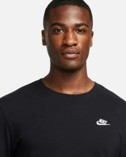 Nike Sportswear Noir Tee-shirt Pour Homme -Magasin De Mode ar5193 010 tee shirt a manches longues sportswear noir homme ar5193 010 03