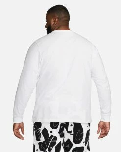 Nike Sportswear Blanc Tee-shirt Pour Homme -Magasin De Mode ar5193 100 tee shirt a manches longues sportswear pour homme ar5193 100 04