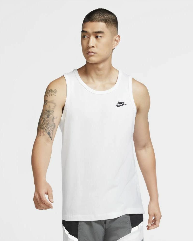 Nike Sportswear Blanc Débardeur Pour Homme 1 Nike Sportswear Blanc Débardeur Pour Homme