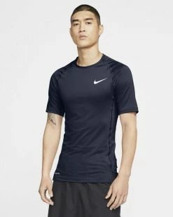 Nike Pro Bleu Marine Sous-maillot Pour Homme
