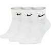 Nike Everyday Cushioned Blanc Lot De 3 Paires De Chaussettes