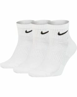 Nike Everyday Cushioned Blanc Lot De 3 Paires De Chaussettes