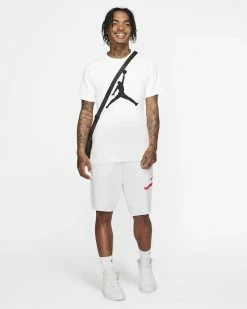 Nike Jordan Jumpman Blanc & Noir Tee-shirt Pour Homme 5 Nike Jordan Jumpman Blanc & Noir Tee-shirt Pour Homme -Magasin De Mode cj0921 100 t shirt jordan jumpman pour homme cj0921 100 03