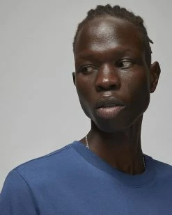 Nike Jordan Jumpman Bleu Tee-shirt Pour Homme -Magasin De Mode cj0921 493 t shirt jordan jumpman pour homme cj0921 493 03