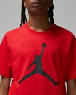 Nike Jordan Jumpman Rouge Tee-shirt Pour Homme -Magasin De Mode cj0921 612 t shirt jordan jumpman rouge pour homme cj0921 612 04