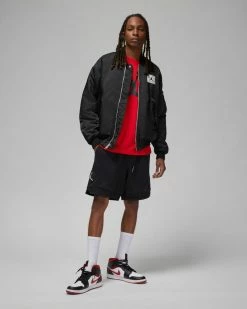 Nike Jordan Jumpman Rouge Tee-shirt Pour Homme -Magasin De Mode cj0921 612 t shirt jordan jumpman rouge pour homme cj0921 612 05