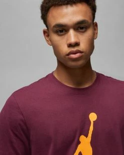 Nike Jordan Jumpman Rouge Foncé Tee-shirt Pour Homme -Magasin De Mode cj0921 680 t shirt jordan jumpman rouge pour homme cj0921 680 03