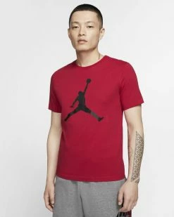 Nike Jordan Jumpman Rouge Tee-shirt Pour Homme