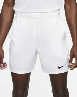 NikeCourt Dri-FIT Victory Blanc Short De Tennis Pour Homme -Magasin De Mode cv3048 100 short nikecourt dri fit victory pour homme cv3048 100 02