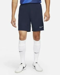 Nike Dri-FIT Academy Bleu Marine Et Blanc Short Pour Homme