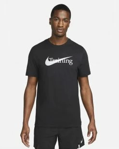 Nike Dri-FIT Noir Tee-shirt De Training Pour Homme
