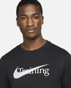 Nike Dri-FIT Noir Tee-shirt De Training Pour Homme -Magasin De Mode cz7989 010 tee shirt de training pour homme cz7989 010 03 1