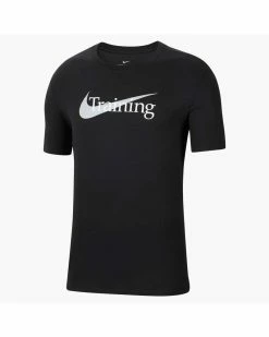Nike Dri-FIT Noir Tee-shirt De Training Pour Homme -Magasin De Mode cz7989 010 tee shirt de training pour homme cz7989 010 06 1