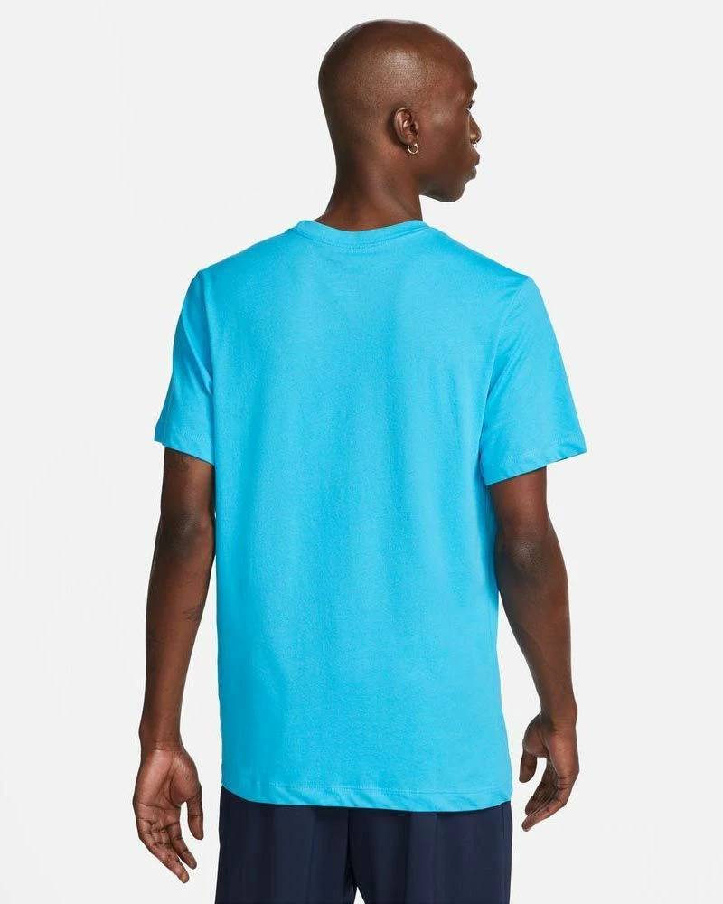 Nike Dri-FIT Bleu Tee-shirt De Training Pour Homme 2 Nike Dri-FIT Bleu Tee-shirt De Training Pour Homme – Image 2