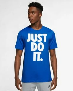 Nike Sportswear Bleu Tee-shirt Pour Homme