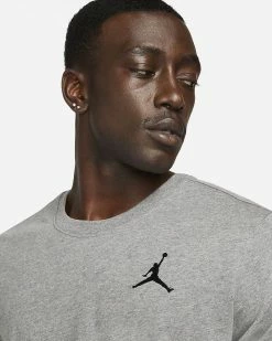 Nike Jordan Jumpman Gris Tee-shirt Pour Homme -Magasin De Mode dc7485 091 tee shirt jordan jumpman pour homme dc7485 091 03