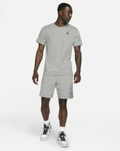 Nike Jordan Jumpman Gris Tee-shirt Pour Homme -Magasin De Mode dc7485 091 tee shirt jordan jumpman pour homme dc7485 091 04