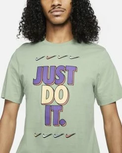 Nike Sportswear Vert Tee-shirt Pour Homme -Magasin De Mode dd1248 006 t shirt nike sportswear vert pour homme dd1248 006 04 1