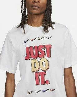 Nike Sportswear Blanc Tee-shirt Pour Homme -Magasin De Mode dd1248 100 t shirt nike sportswear blanc pour homme dd1248 100 04
