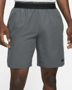 Nike Pro Dri-FIT Flex Rep Gris Short Pour Homme
