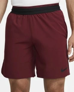 Nike Pro Dri-FIT Flex Rep Rouge Short Pour Homme