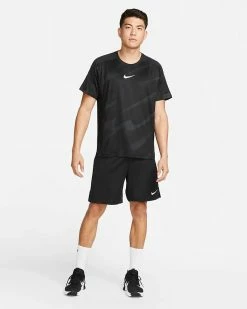 Nike Dri-FIT Noir Short De Training Pour Homme -Magasin De Mode dd1887 010 short de training nike dri fit pour homme dd1887 010 07