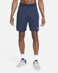 Nike Dri-FIT Bleu Marine Short De Training Pour Homme