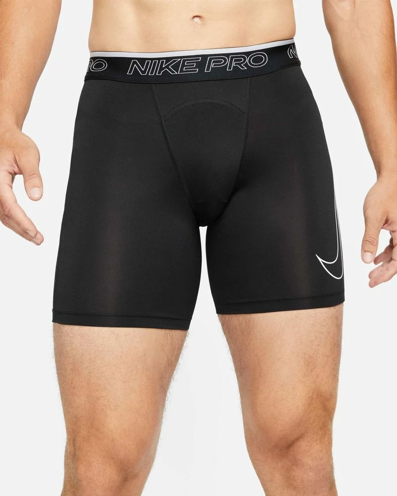 Nike Pro Dri-FIT Noir Short Pour Homme 2 Nike Pro Dri-FIT Noir Short Pour Homme – Image 2