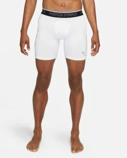 Nike Pro Dri-FIT Blanc Short Pour Homme