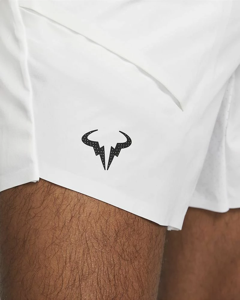 NikeCourt Dri-FIT ADV Rafa Blanc Short De Tennis Pour Homme 6 NikeCourt Dri-FIT ADV Rafa Blanc Short De Tennis Pour Homme – Image 6