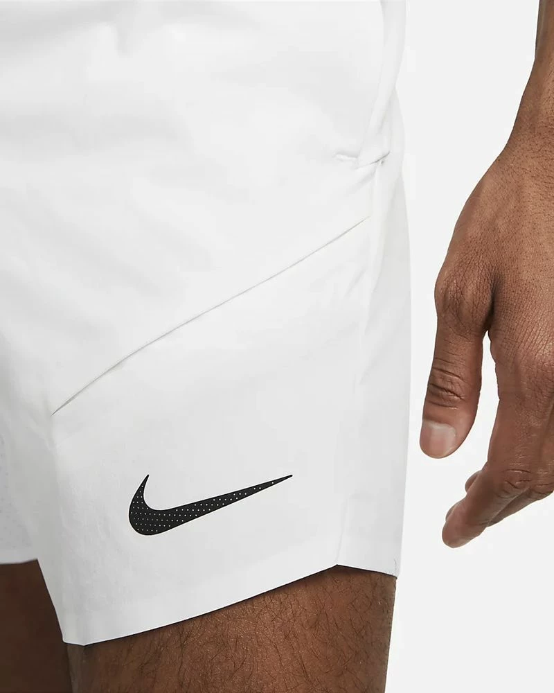 NikeCourt Dri-FIT ADV Rafa Blanc Short De Tennis Pour Homme 7 NikeCourt Dri-FIT ADV Rafa Blanc Short De Tennis Pour Homme – Image 7