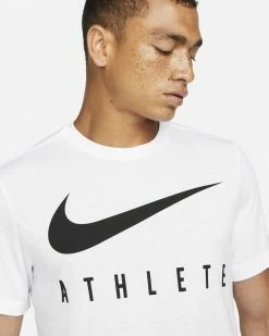 Nike Dri-FIT Blanc Tee-shirt De Training Pour Homme -Magasin De Mode dd8616 100 tee shirt de training dri fit pour homme dd8616 100 03