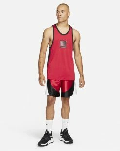 Nike Basketball Dri-FIT Rouge Débardeur Pour Homme -Magasin De Mode dh7136 657 debardeur de basket nike dri fit pour homme dh7136 657 04 1
