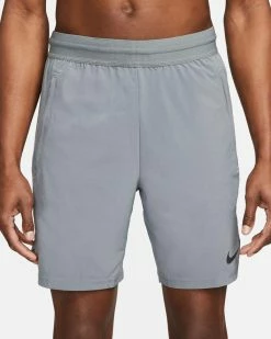 Nike Pro Dri-Fit Flex Vent Max 8in Gris Short De Training Pour Homme