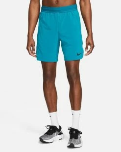 Nike Pro Dri-Fit Flex Vent Max 8in Bleu Short De Training Pour Homme 8 Nike Pro Dri-Fit Flex Vent Max 8in Bleu Short De Training Pour Homme -Magasin De Mode dm5950 367 short nike pro dri fit flex vent max gris homme dm5950 367 04