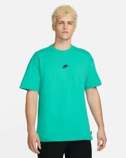 Nike Sportswear Premium Essentials Turquoise Tee-shirt Pour Homme
